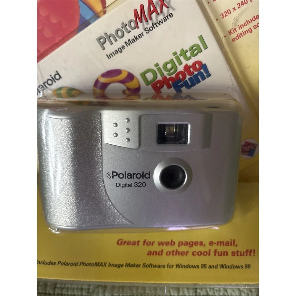 Vintage Polaroid PhotoMAX Digital 320 Camera Kit NEW Sealed
